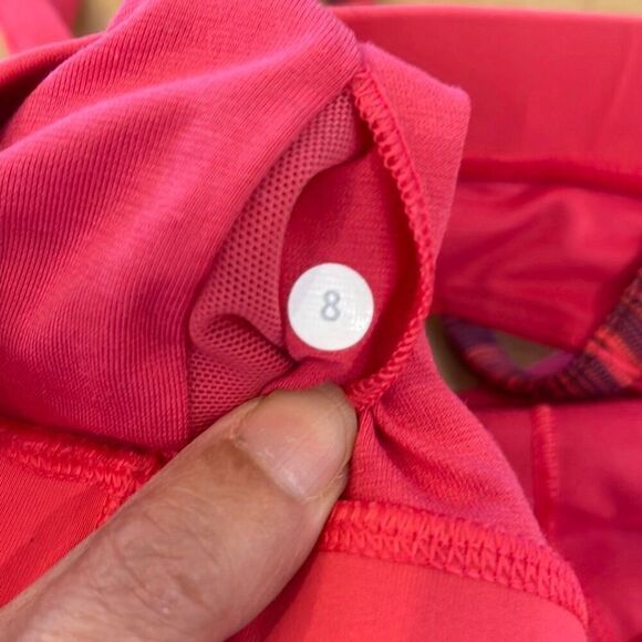 Lululemon Energy Sports Bra Soul Cycle Size 8 Boom Juice Cyber Alarming - Picture 5 of 5